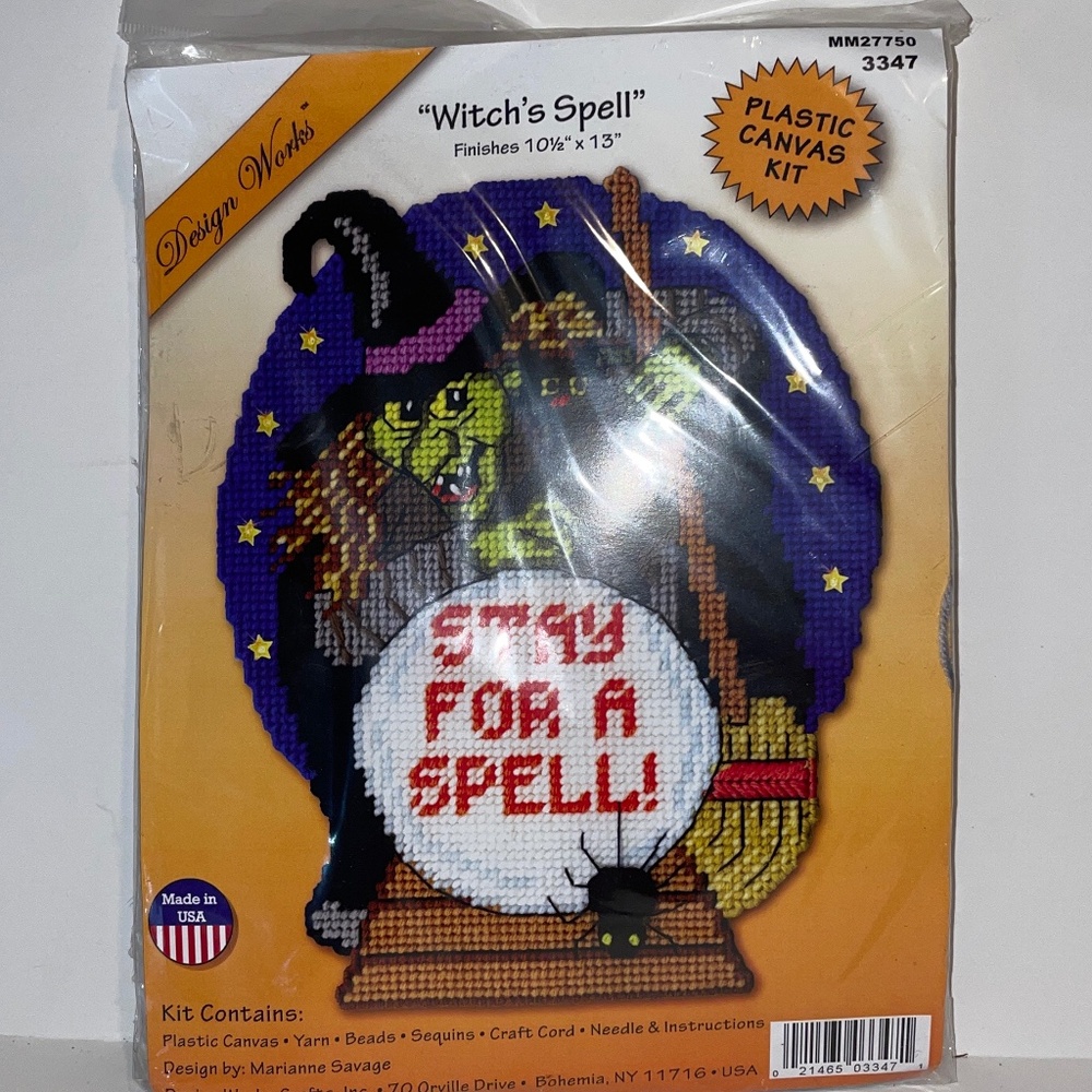 Designs Works Witch's Spell Plastic Canvas Kit